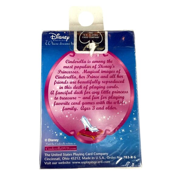 Disney Princess Cinderella Playing Cards Bicycle Brand New Sealed Deck - Picture 2 of 6